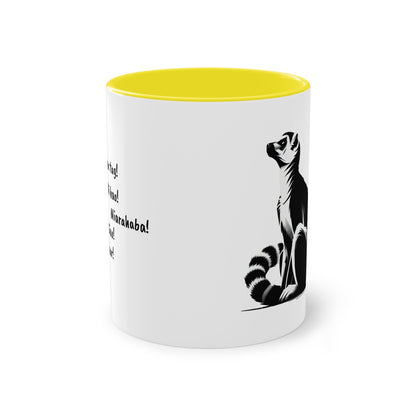 Mug "Maki de Madagascar - Bonjour Monde !" ☕🌍