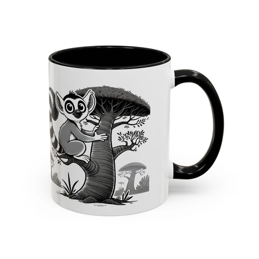Mug "Maki & Baobab – Élégance en Noir et Blanc" ☕