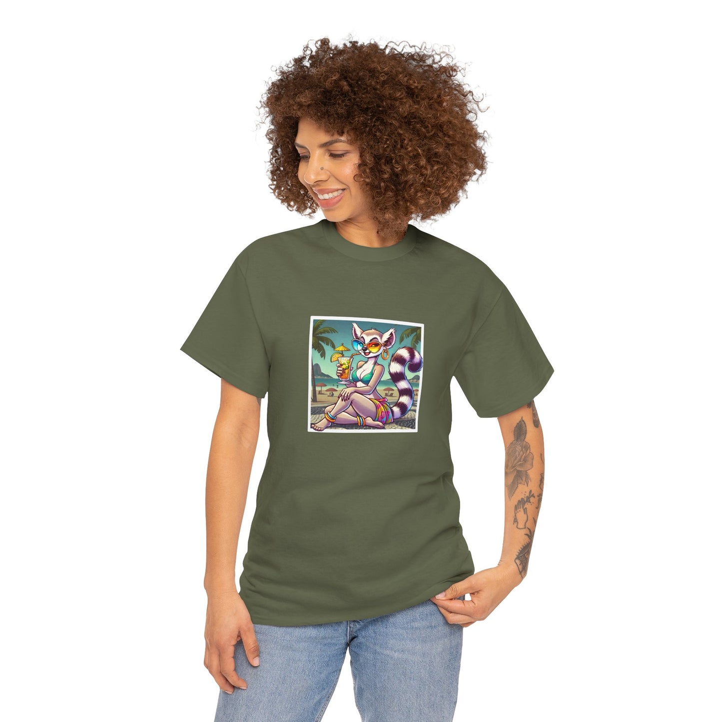 T-Shirt Femme - Maki & Caïpirinha à Copacabana