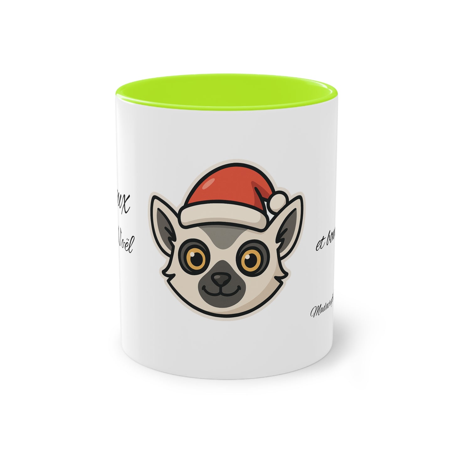 Christmas Lemur Mug – Merry Christmas &amp; Happy New Year 🎅