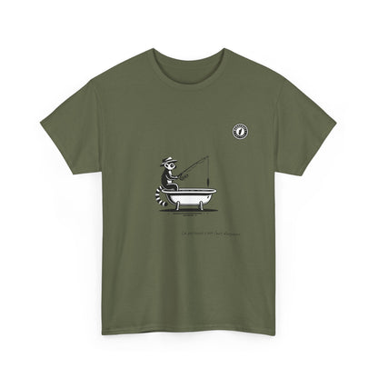 T-Shirt Lémurien Pêcheur – L’Art de la Patience 🎣